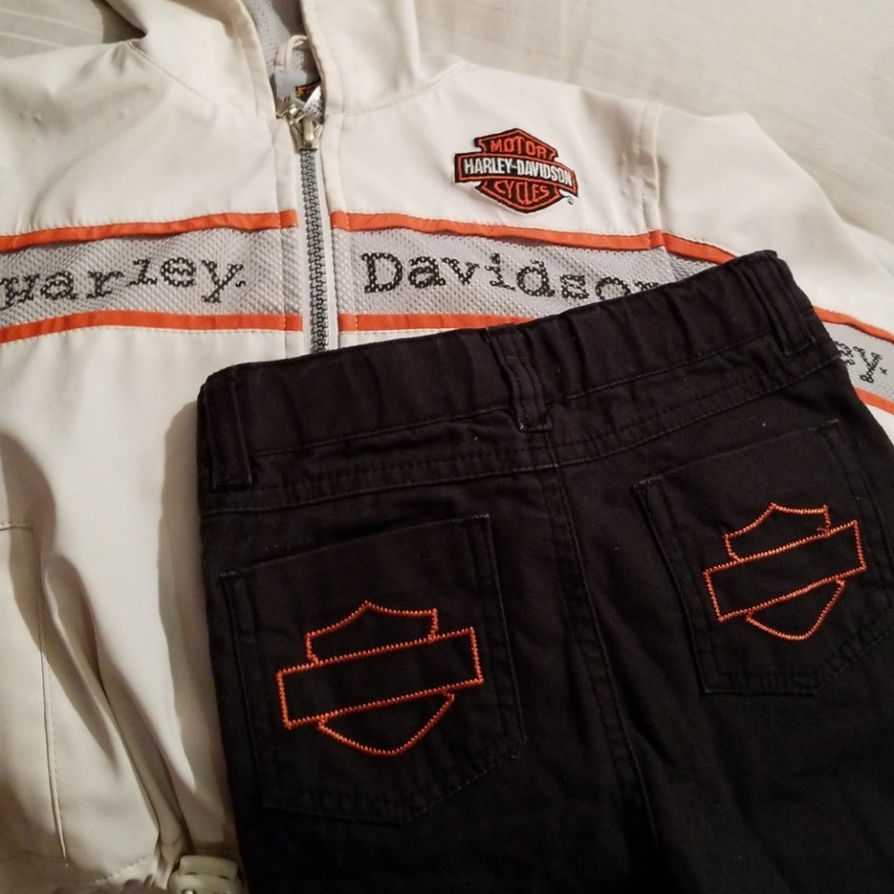 Toddler Harley Davidson outfit